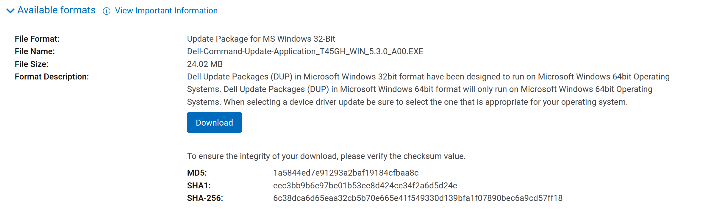 Dell MD5